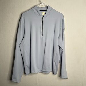 Greyson Sequoia Shirt Men's Large  Blue‎ Performance Quarter Zip Golf Worn once